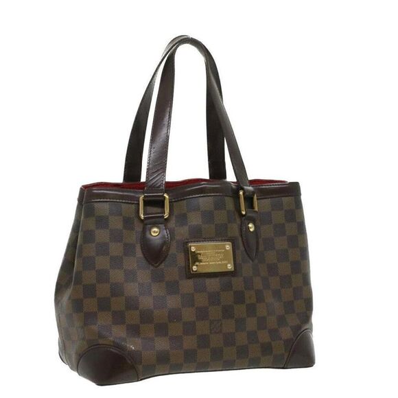 LOUIS VUITTON Damier Ebene Hampstead MM Tote Bag - Picture 1 of 15